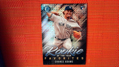2019 BOWMAN CHROME MEGA BOX MOJO CHANCE ADAMS ROOKIE OF THE YEAR FAVORITES