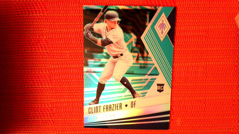 2018 Panini Chronicles Phoenix Aqua /299 Clint Frazier #2 Rookie