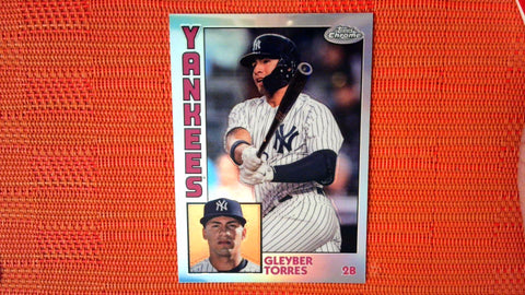 Gleyber Torres 2019 Topps Chrome Refractor 84TC-5 New York Yankees