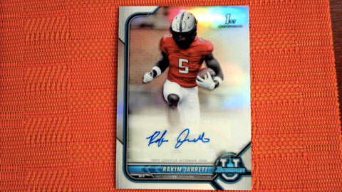 2021-22 Bowman U Football Auto #BCPA-RJ Rakim Jarrett Default Title