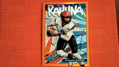 2021-22 Bowman U Football Orange Refractor #TBK-16 Desmond Ridder 11/25 Default Title