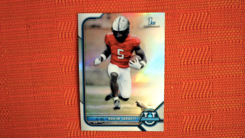 2021-22 Bowman U Football Refractor #59 Rakim Jerrett