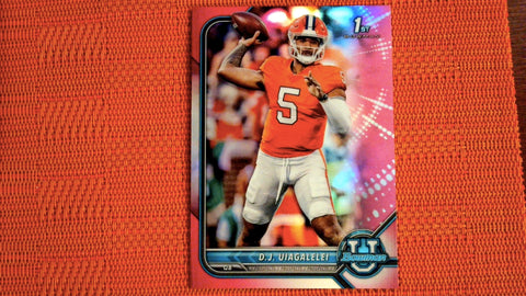 2021-22 Bowman U Football Pink Refractor #2 DJ Uiagalelei Default Title