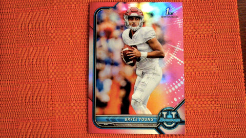 2021-22 Bowman U Football Pink Refractor #4 Bryce Young Default Title