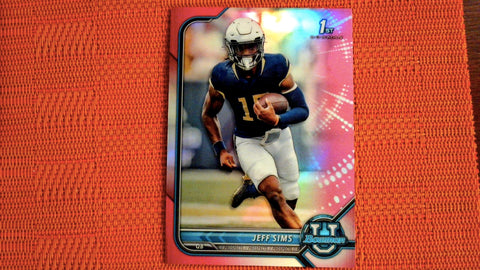 2021-22 Bowman U Football Pink Refractor #44 Jeff Sims Default Title