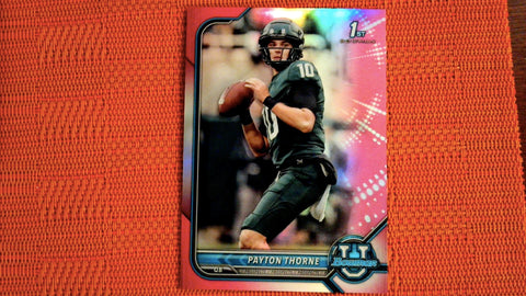 2021-22 Bowman U Football Pink Refractor #56 Payton Thorne Default Title