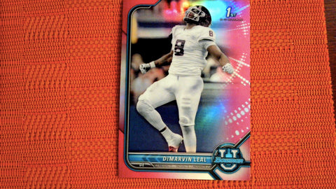 2021-22 Bowman U Football Pink Refractor #68 DeMarvin Leal Default Title