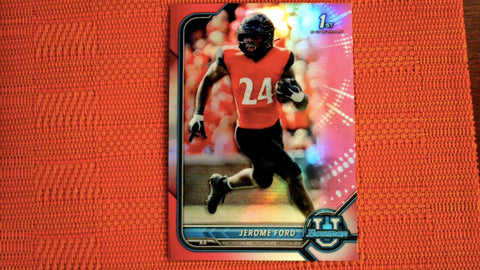 2021-22 Bowman U Football Pink Refractor #71 Jerome Ford Default Title