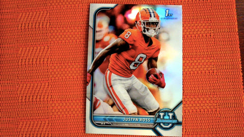 2021-22 Bowman U Football Refractor #12 Justyn Ross Default Title