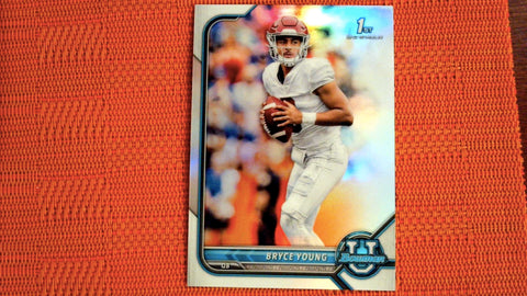 2021-22 Bowman U Football Refractor #4 Bryce Young Default Title