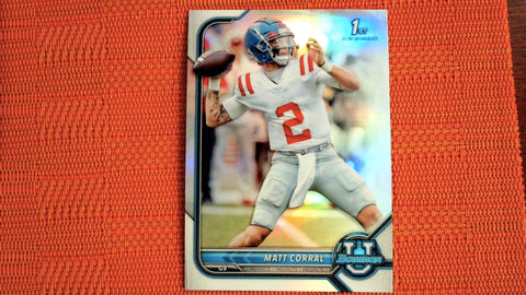 2021-22 Bowman U Football Refractor #5 Matt Corral Default Title