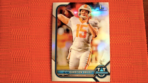2021-22 Bowman U Football Refractor #7 Harrison Bailey Default Title