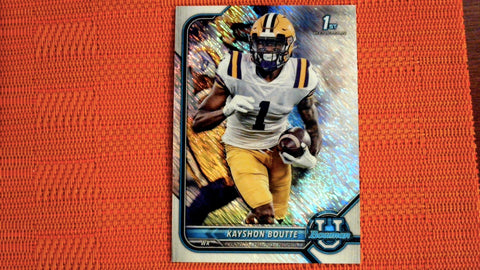 2021-22 Bowman U Football Shimmer Refractor #35 Kayshon Boutte Default Title