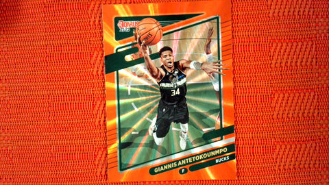 2021-22 Donruss Basketball #177 Giannis Antetokounmpo Orange Holo Laser Default Title