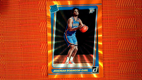 2021-22 Donruss Basketball #220 Jeremiah Robinson-Earl Orange Holo Laser Rated Rookie Default Title