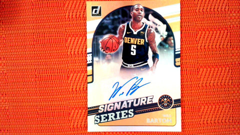 2021-22 Donruss Basketball #SS-WBT Will Barton Signature Series Default Title