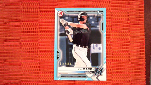 2021 Bowman Draft #BD-159 Joe Mack Sky Blue - /499 Baseball Default Title