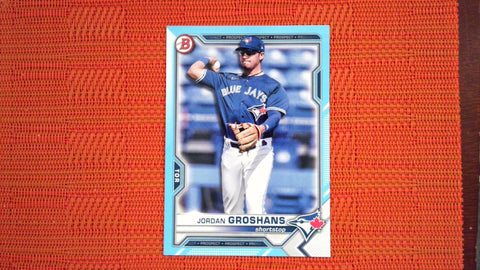 2021 Bowman Draft #BD-82 Jordan Groshans Sky Blue - /499 Baseball Default Title