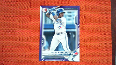 2021 Bowman Draft #BD-98 Miguel Hiraldo Purple /250 Baseball Default Title