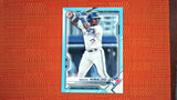 2021 Bowman Draft #BD-98 Miguel Hiraldo Sky Blue - /499 Baseball Default Title