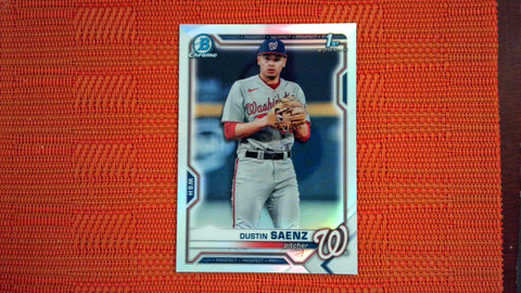 2021 Bowman Draft #BDC-14 Dustin Saenz Refractor Baseball Default Title