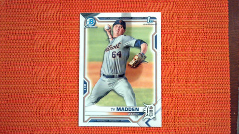 2021 Bowman Draft #BDC-152 Ty Madden Refractor Baseball Default Title