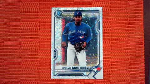 2021 Bowman Draft #BDC-38 Orelvis Martinez Sparkle Refractor Baseball Default Title