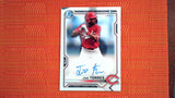 2021 Bowman Draft #CDA-JTO Jose Torres Chrome Draft Pick Autograph Baseball Default Title