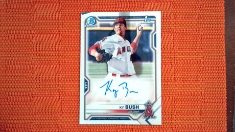 2021 Bowman Draft #CDA-KB Ky Bush Chrome Draft Pick Autograph Baseball Default Title