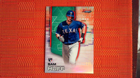 2021 Bowman’s Best #46 Sam Huff Green /99 Rookie Baseball Default Title