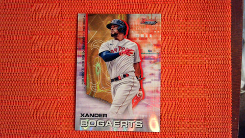 2021 Bowman’s Best #69 Xander Bogaerts Gold Lava /75 Baseball Default Title