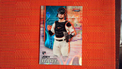 2021 Bowman’s Best #80 Joey Bart Aqua Lava /199 Rookie Baseball Default Title