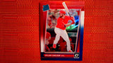 2021 Donruss Optic Baseball #39 Dylan Carlson Red/White/Blue #/199 Default Title