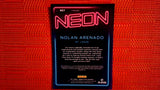 2021 Donruss Optic Baseball #NE7 Nolan Arenado (Neon Set) CASE HIT SSP Default Title