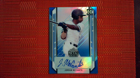2021 Leaf Metal Draft Rainbow Blue Auto #BA-JM2 Jordan McCants 32/35 Baseball Default Title