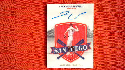 2021 Panini Chronicles America's Pastime Autographs 49/99 #AP-JC Jake Cronenworth - Rookie Default Title