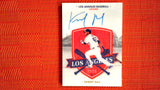 2021 Panini Chronicles America's Pastime Autographs Gold 22/25 #AP-KR Keibert Ruiz - Rookie Default Title