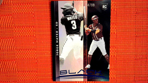 2021 Panini Chronicles Black Blue 34/99 #14 Jorge Mateo - Rookie Default Title