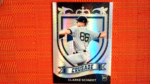 2021 Panini Chronicles Crusade Hyper 196/299 #17 Clarke Schmidt - Rookie Default Title