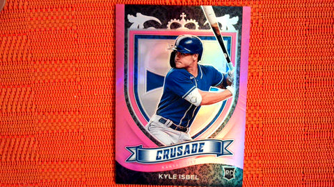 2021 Panini Chronicles Crusade Pink 39/50 #24 Kyle Isbel - Rookie Default Title