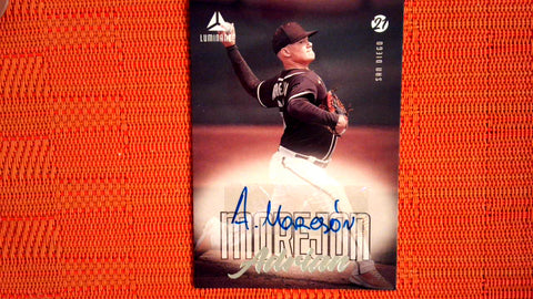 2021 Panini Chronicles Luminance Autographs #LA-AM Adrian Morejon Default Title