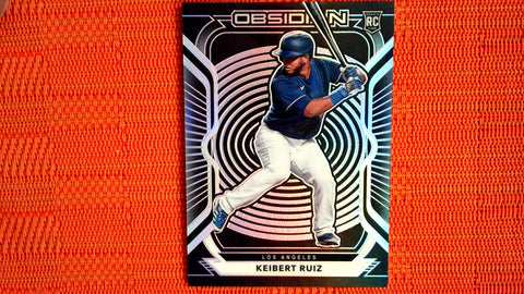 2021 Panini Chronicles Obsidian Purple 65/99 #41 Keibert Ruiz - Rookie Default Title