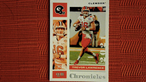 2021 Panini Chronicles Draft Picks Football Base #1 Trevor Lawrence Rookie Default Title