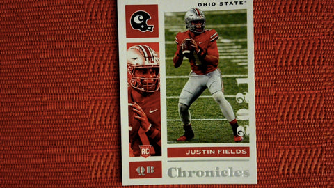 2021 Panini Chronicles Draft Picks Football Base Orange Mega Box #2 Justin Fields Rookie Default Title