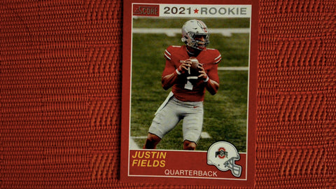2021 Panini Chronicles Draft Picks Football Prestiage #80 Justin Fields Rookie Default Title