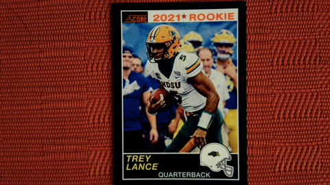 2021 Panini Chronicles Draft Picks Football Prestiage Orange Mega Box #81 Trey Lance Rookie Default Title