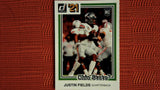 2021 Panini Chronicles Draft Picks Football Score #59 Justin Fields Rookie Default Title