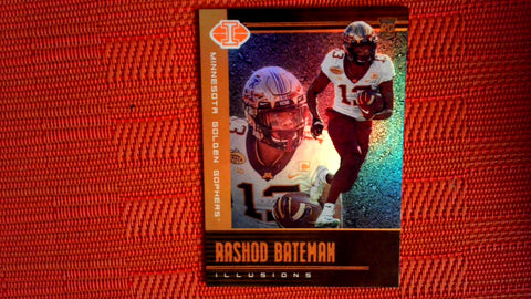 2021 Panini Chronicles Draft Picks Football #112 Rashod Bateman Illusions Draft Picks Mega Box Orange Default Title