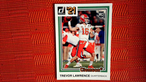 2021 Panini Chronicles Draft Picks Football #22 Trevor Lawrence Donruss Draft Picks Default Title
