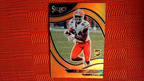 2021 Panini Chronicles Draft Picks Football #275 Kyle Pitts Select Draft Picks Prizm Mega Box Orange Default Title